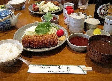 会食（２）＠とんかつ【武蔵】中...