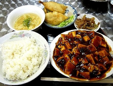 麻婆豆腐定食＠餃子屋【満園】セ...