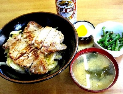 和風豚ステーキ丼＠和食堂【まる...