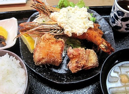 メガジャンボえびフライ定食＠【...