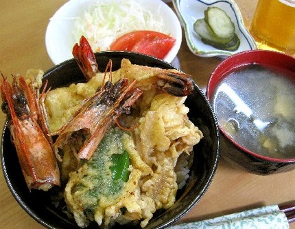 えび天丼＠和食堂【まるさ】須磨...