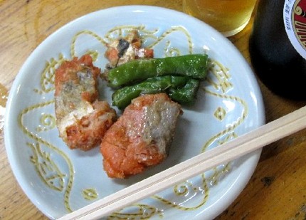 鮭のから揚げ＠【森田酒店直売所...