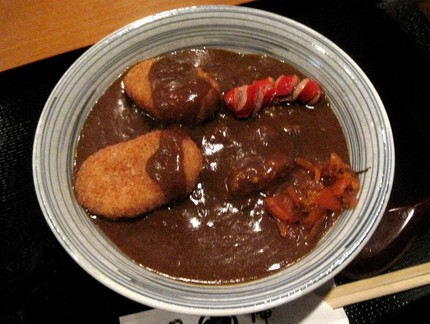 コロッケカレー丼＠カレーうどん...