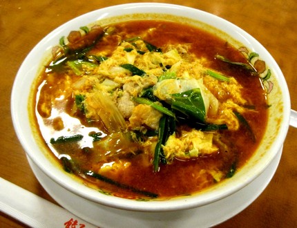 辛玉ラーメン＠【餃子の王将】（...