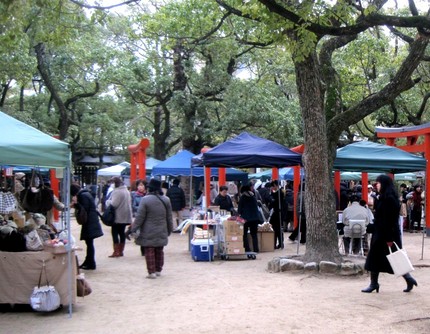 ２月の「一の市」（３）＠湊川神...
