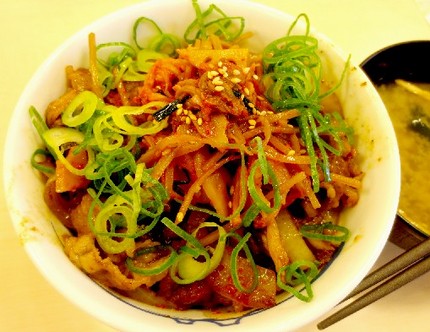きんぴら牛カルビ丼＠【松屋】（...