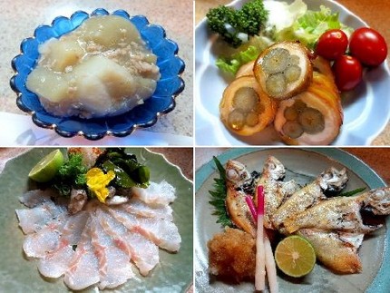 鶏肉の八幡巻き＠味処【すが井】...