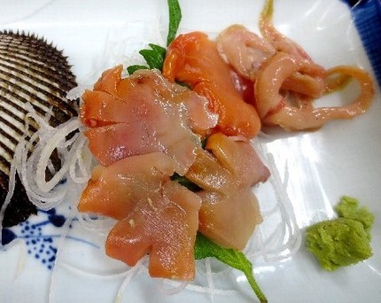 赤貝の刺身＠居酒屋【げんちゃん...