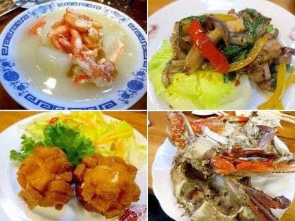 蟹と牛肉と海老 ： 会食（４０...