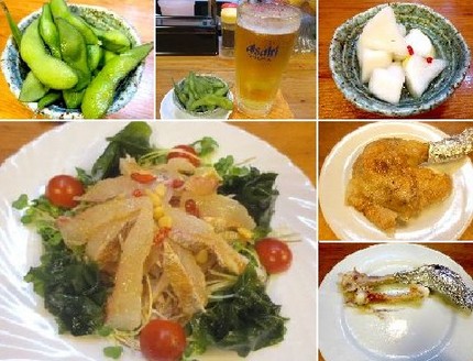コールドチキンと鯛サラダ＠台湾...