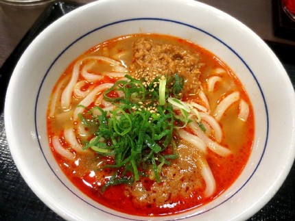 担々うどん＠【なか卯】（新開地...
