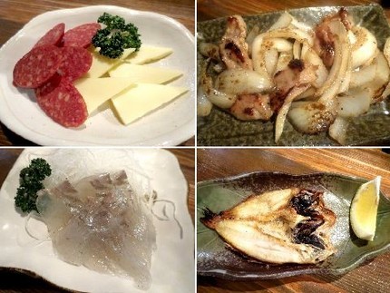 肴四種で一杯＠立呑【神戸かくう...