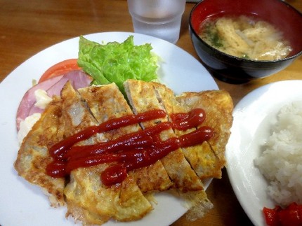 ポークピカタ定食＠お食事処【双...