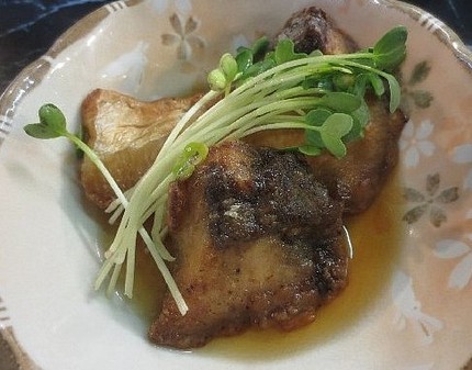 ハマチの竜田揚げ甘酢あんかけ＠...