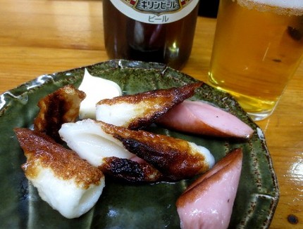ちくわと魚肉ソーセージ＠居酒屋...