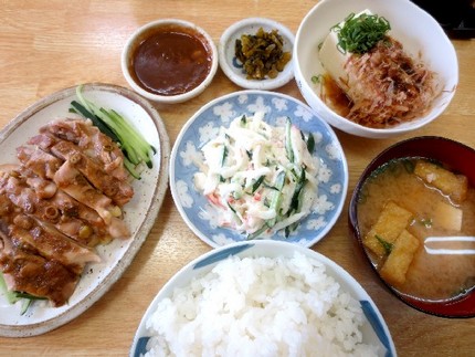 棒棒鶏とサラダと冷奴＠【昼ごは...