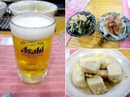 「突き出し」三品＠飲食・カラオ...