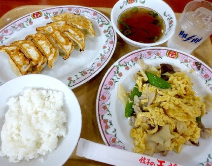 肉と玉子の炒りつけ＠【餃子の王...