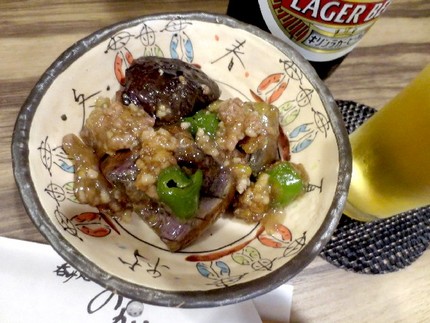 茄子の挽き肉あんかけ＠呑み処【...