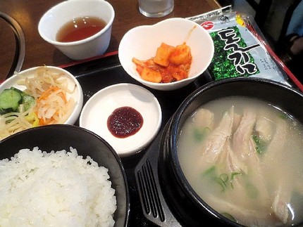 コムタン定食＠韓国料理一式【味...