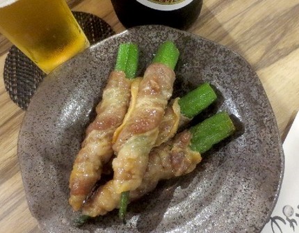オクラの豚肉巻き＠呑み処【おか...