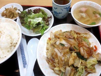 八宝菜セット＠中国料理【燕楽】...