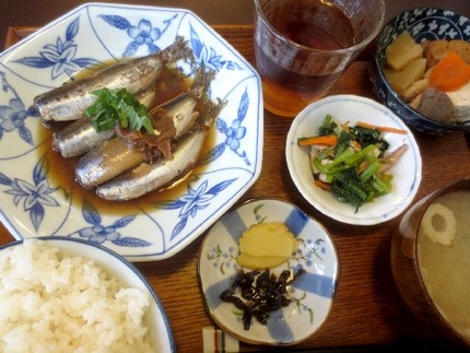 鰯の梅煮定食＠ごはん家【味菜】...