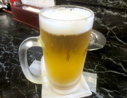 生ビール（１４０円）＠呑み処【...