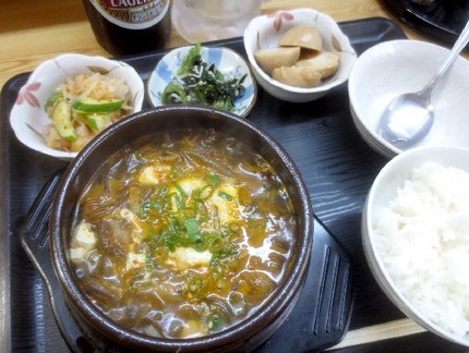 プデチゲ定食＠居酒屋【吉宗】兵...
