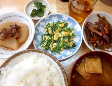 スジ大根・炒り卵・きんぴら＠【...