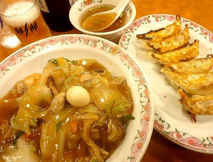 中華丼＋餃子＠【餃子の王将】（...