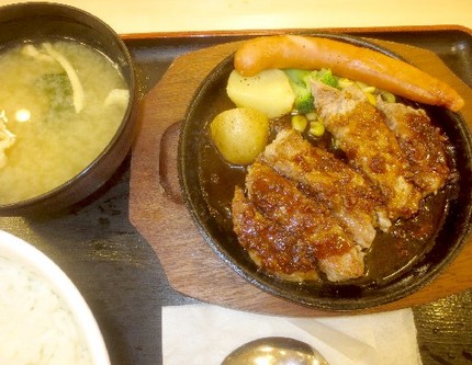鉄皿トンテキセット＠【松屋】（...