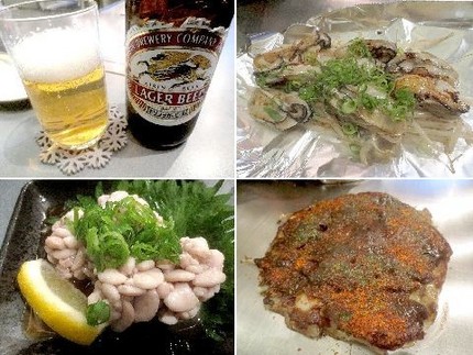「牡蠣と白子」で一杯＠鉄板焼・...