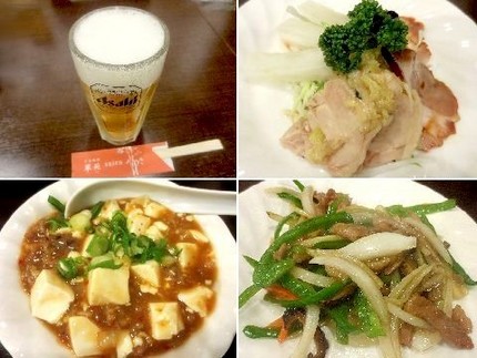 生ビールセット（３）＠広東料理...
