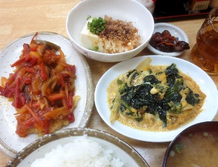 鶏肉の天ぷら甘酢餡かけ＠【昼ご...