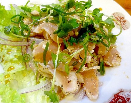 地鶏ササミのタタキ＠台湾料理【...