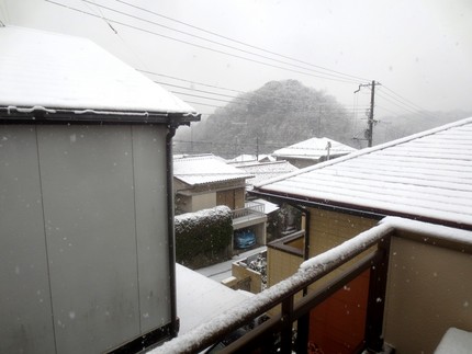 神戸はまたまた雪景色です＠神戸...