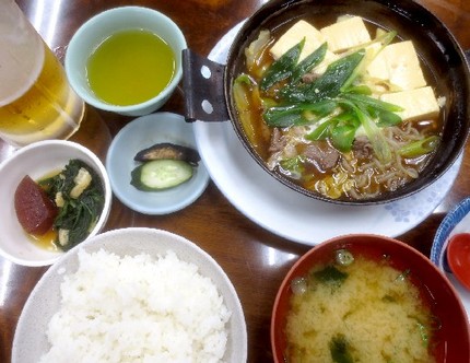 肉豆腐定食＠【金時食堂】中央区...