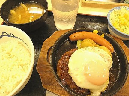 鉄皿デミたまセット＠【松屋】（...