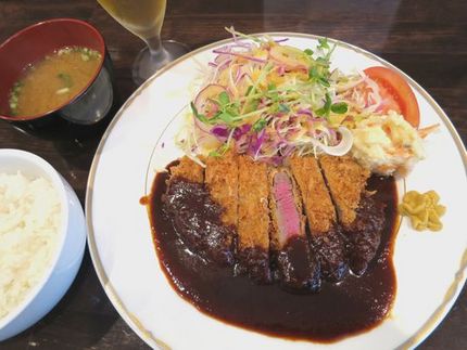 ヘレビフカツランチセット＠洋食...