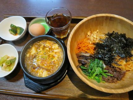 ビビンバ＋純豆腐セット＠和韓創...