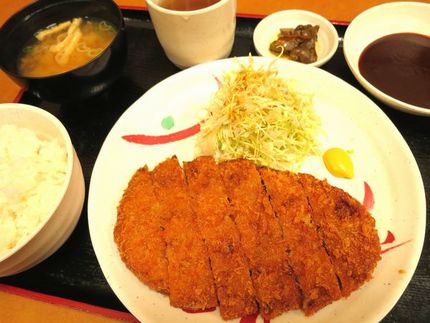ジャンボトンカツ定食＠【宮本む...