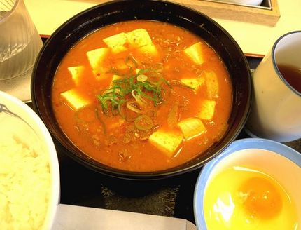 豆腐キムチチゲセット（３）＠【...