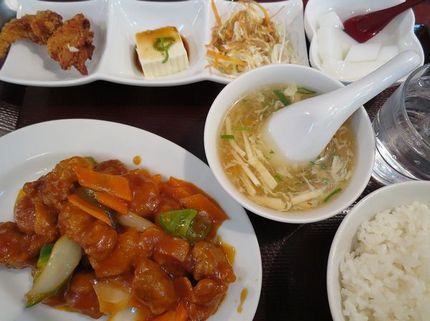 酢豚定食＠中国料理【楽園】さん...