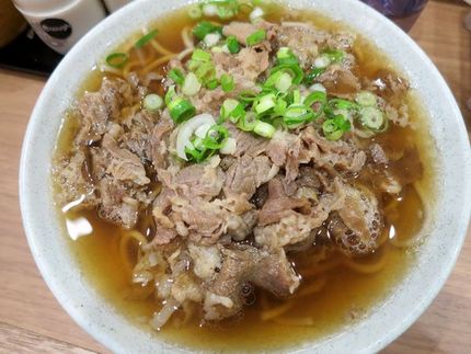 肉そば（２）＠立喰【山陽そば】...