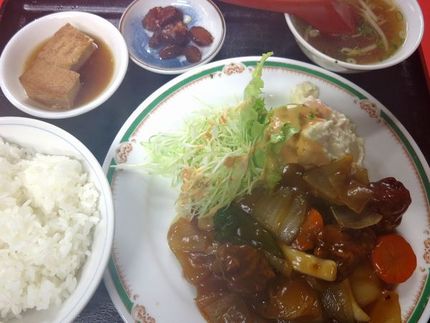 酢豚定食＠中華料理【千石】（大...