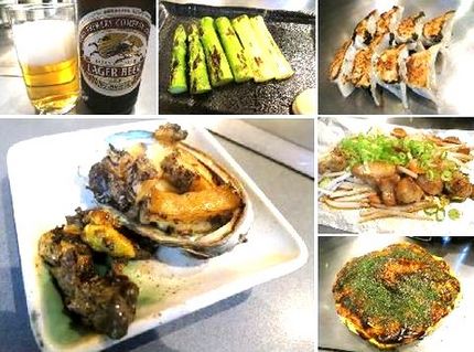 鮑のバター焼き・他＠鉄板焼・お...