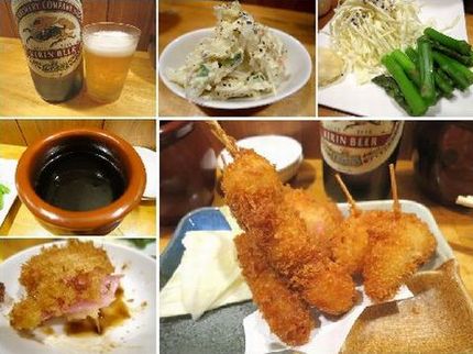 ポテサラ・アスパラ・串カツ＠立...