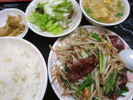 ニラレバセット（４）＠中国料理...