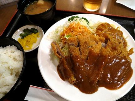 ビフカツ定食＠洋食【キャベツ】...